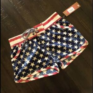 Raya sun girls patriotic shorts
